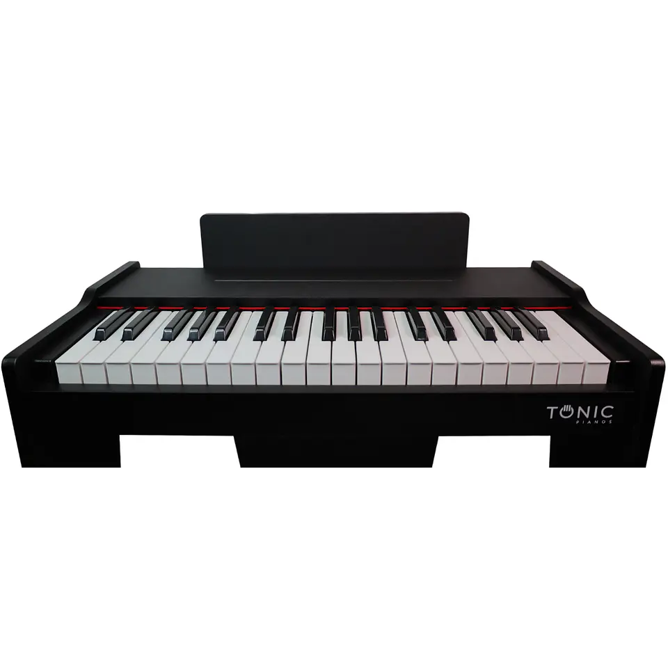 PIANO TONIC CON SILLÍN NIÑOS TON-75 NEGRO 2