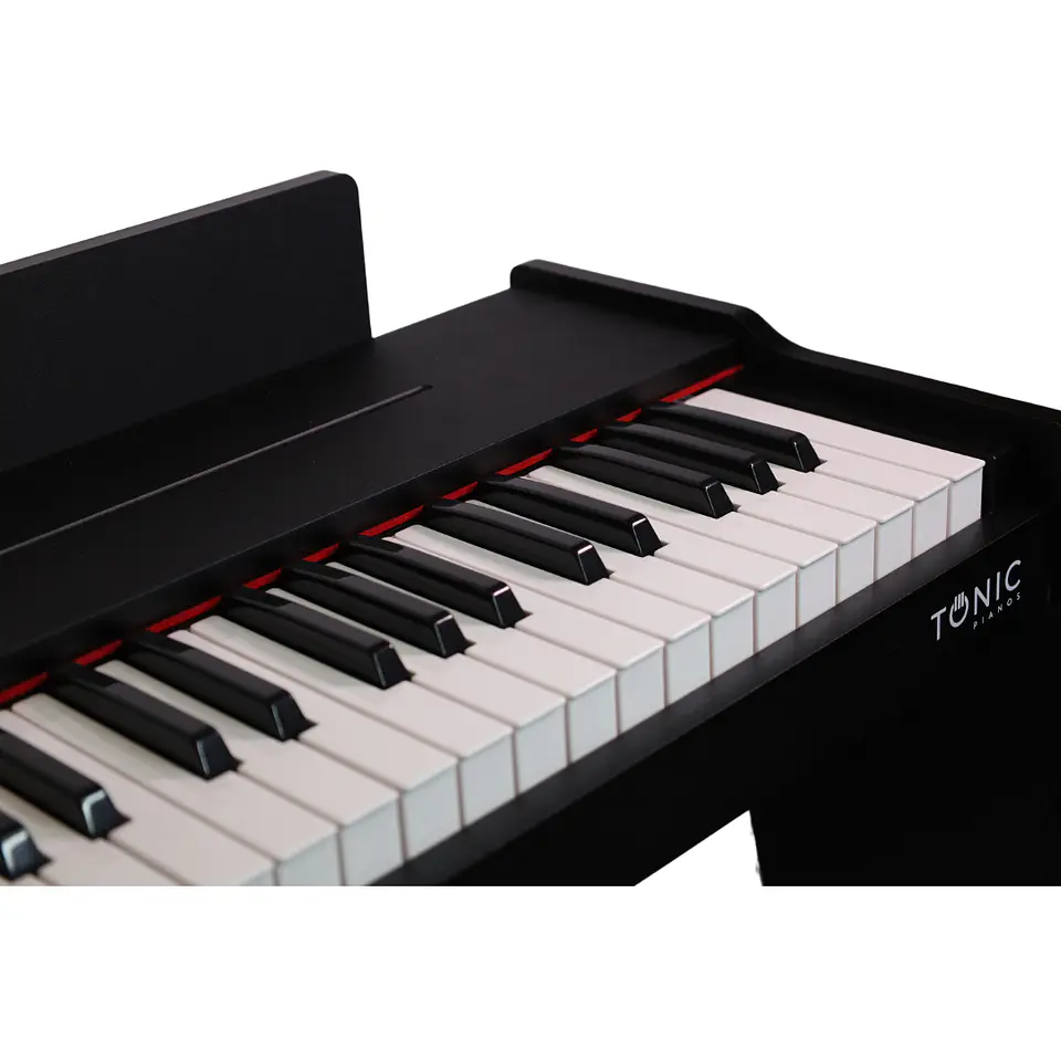 PIANO TONIC CON SILLÍN NIÑOS TON-75 NEGRO 3