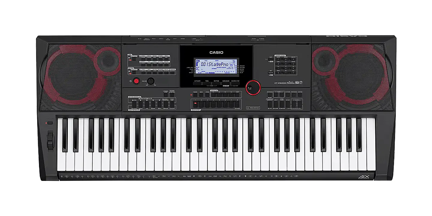 TECLADO DE 61 TECLAS CASIO CTX5000 CON ATRIL Y BANQUETA 4