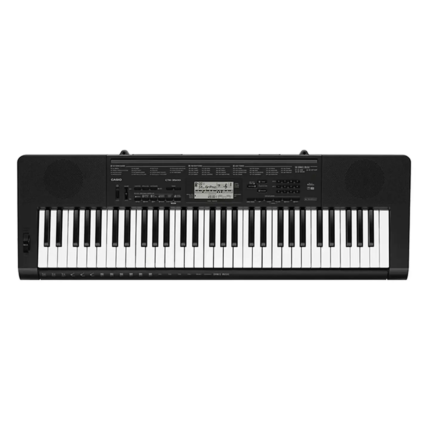 PACK CASIO TECLADO + ATRIL Y FUNDA ACOLCHADA RHINO CTK-3500 3