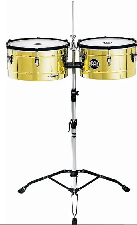 TIMBALES 14 & 15 MARATHON SERIES BRASS MT1415B MEINL PERCUSSION