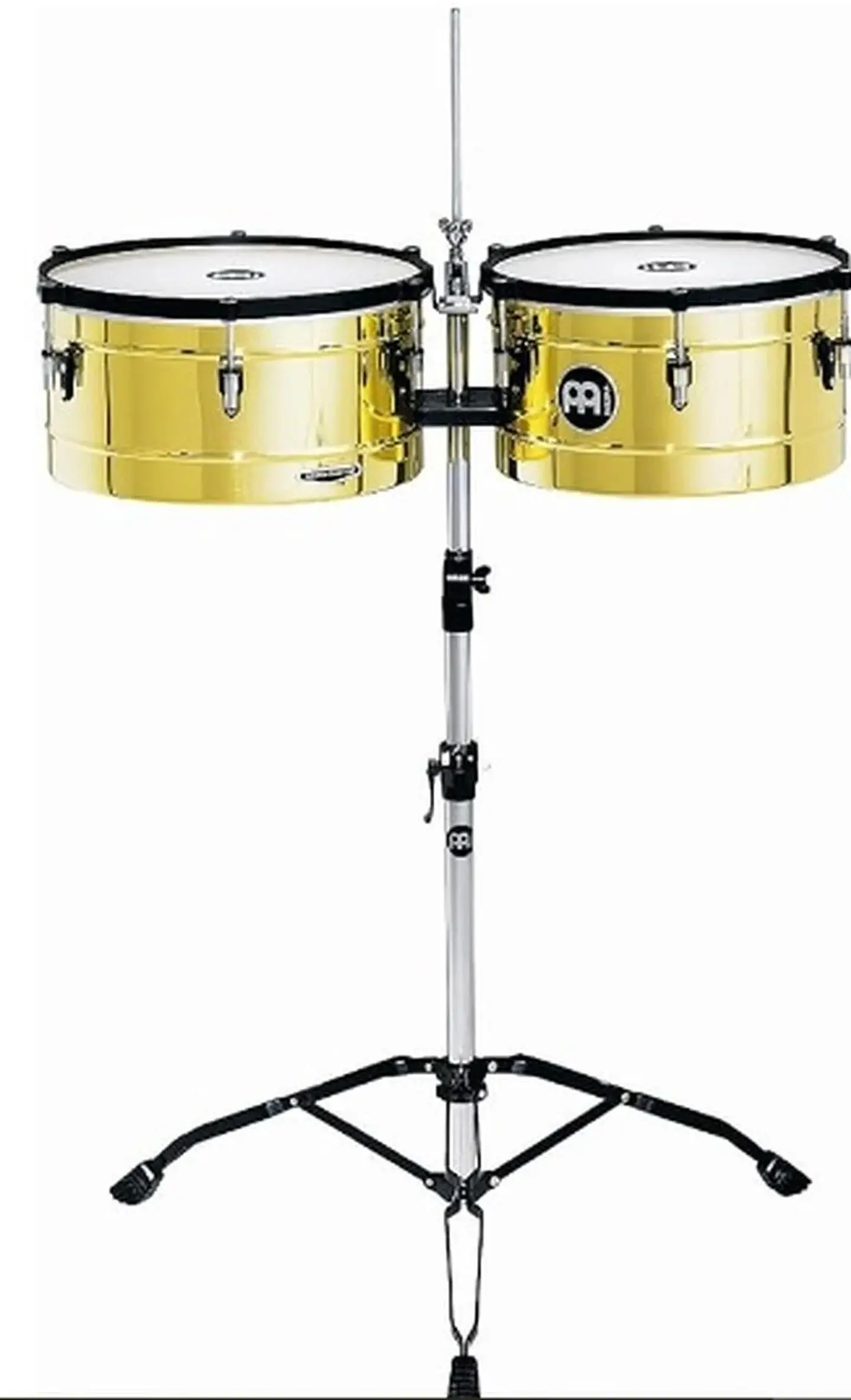 TIMBALES 14 & 15 MARATHON SERIES BRASS MT1415B MEINL PERCUSSION 1
