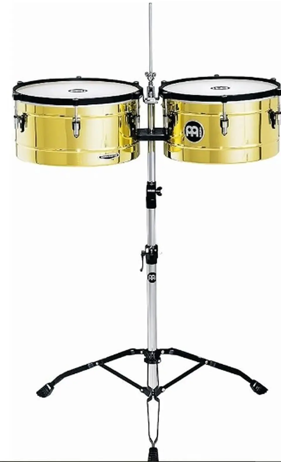 TIMBALES 14 & 15 MARATHON SERIES BRASS MT1415B MEINL PERCUSSION 1