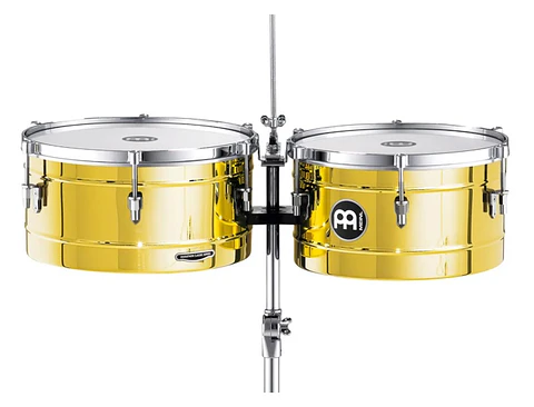 TIMBALES 14 & 15 MARATHON SERIES BRASS MT1415B MEINL PERCUSSION
