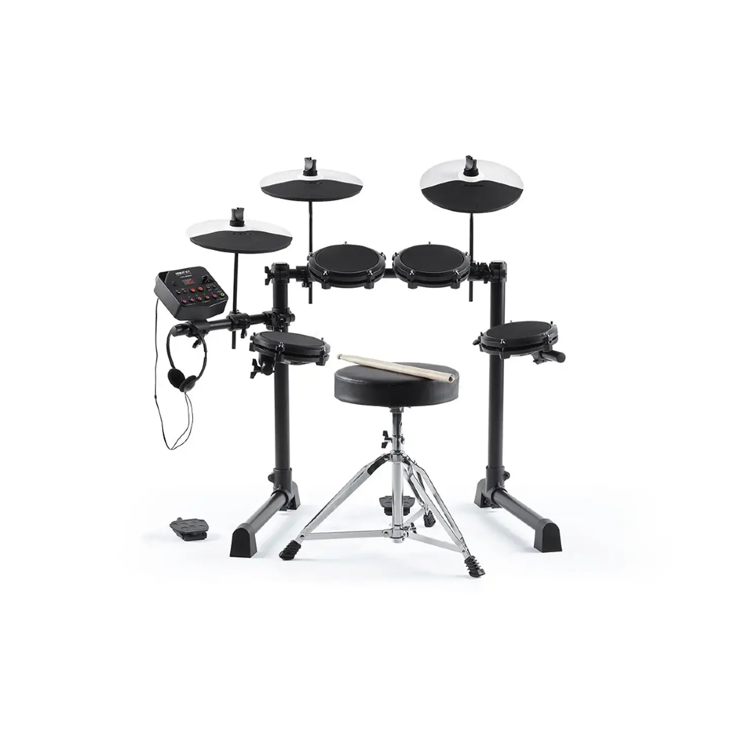 BATERÍA ALESIS ELECTRÓNICA CON SILLÍN DEBUT KIT 1