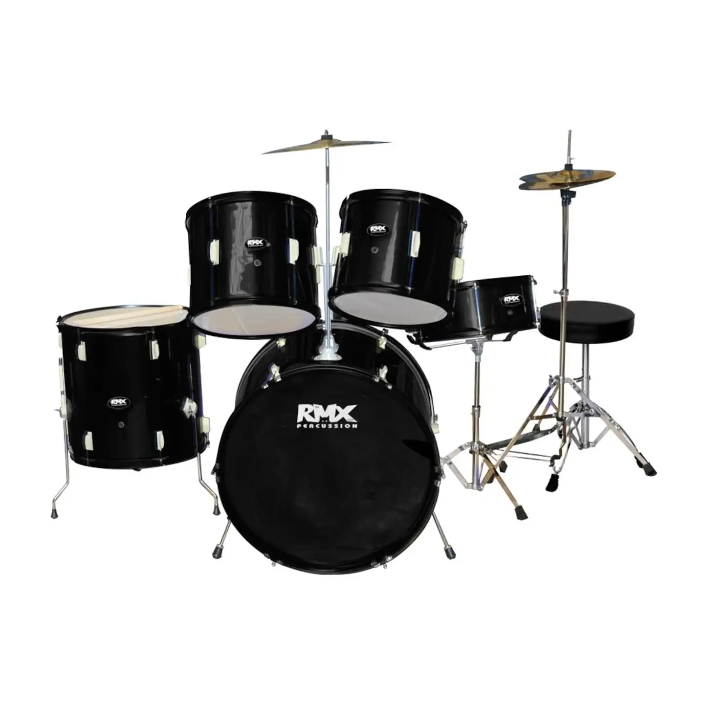 BATERÍA ACÚSTICA DE 5 PIEZAS RMX RM-802 BK 1