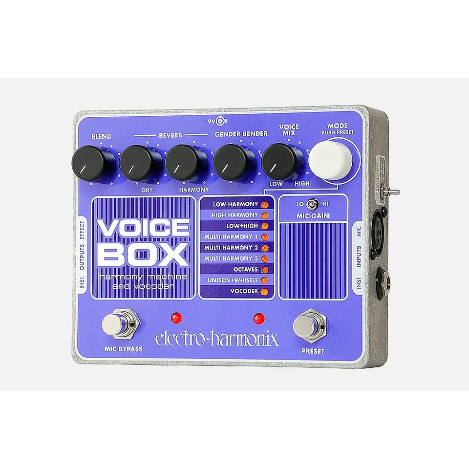 PEDAL ELECTRO HARMONIX ARMONIZADOR/VOCODER VOICE BOX 1