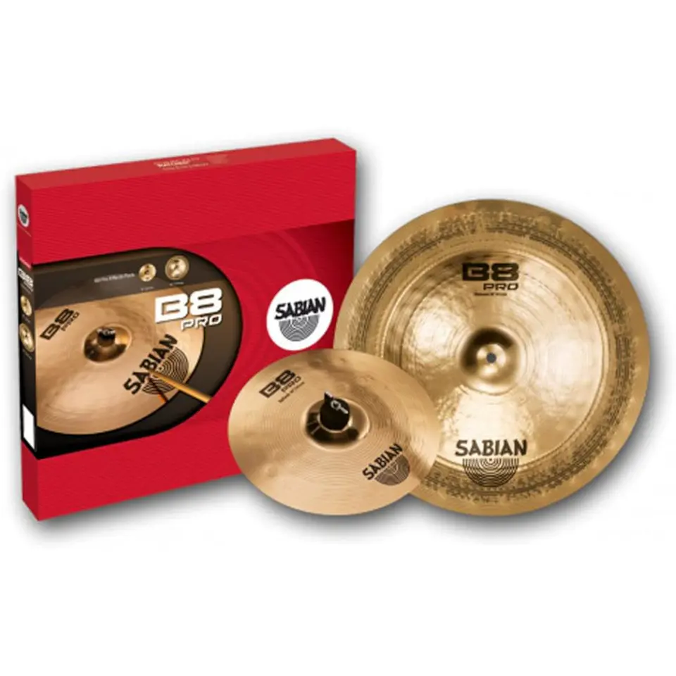 PACK SABIAN PLATILLOS BATERÍA B8 PRO EFFECTS 35005B 1