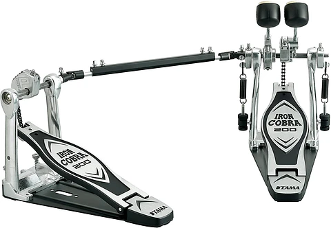 PEDAL DE BOMBO DOBLE TAMA HP200PTW IRON COBRA SIN CASE
