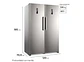 REFRIGERADOR FENSA BOTTOM FREEZER NO FROST TWIN RTI4S + CONGELADOR TWIN FTI4S - Miniatura 2