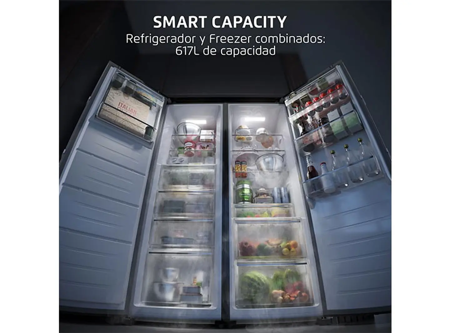 REFRIGERADOR FENSA BOTTOM FREEZER NO FROST TWIN RTI4S + CONGELADOR TWIN FTI4S 5