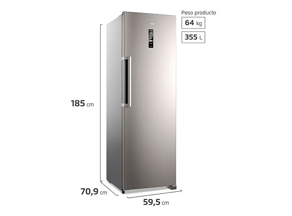REFRIGERADOR FENSA BOTTOM FREEZER NO FROST 355 L TWIN RTI4S 2