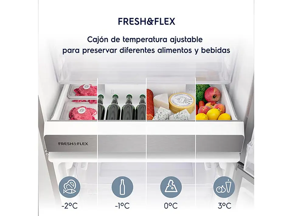 REFRIGERADOR FENSA BOTTOM FREEZER NO FROST 488 L IB55S 5