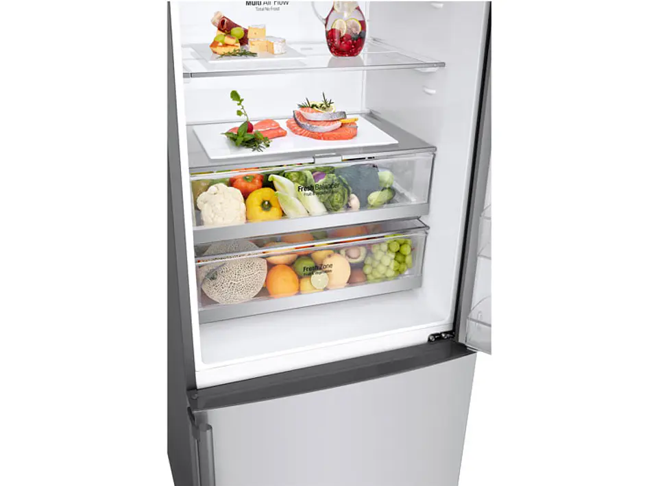 REFRIGERADOR LG BOTTOM FREEZER NO FROST 446 L DOOR COOLING GB45SGP 4