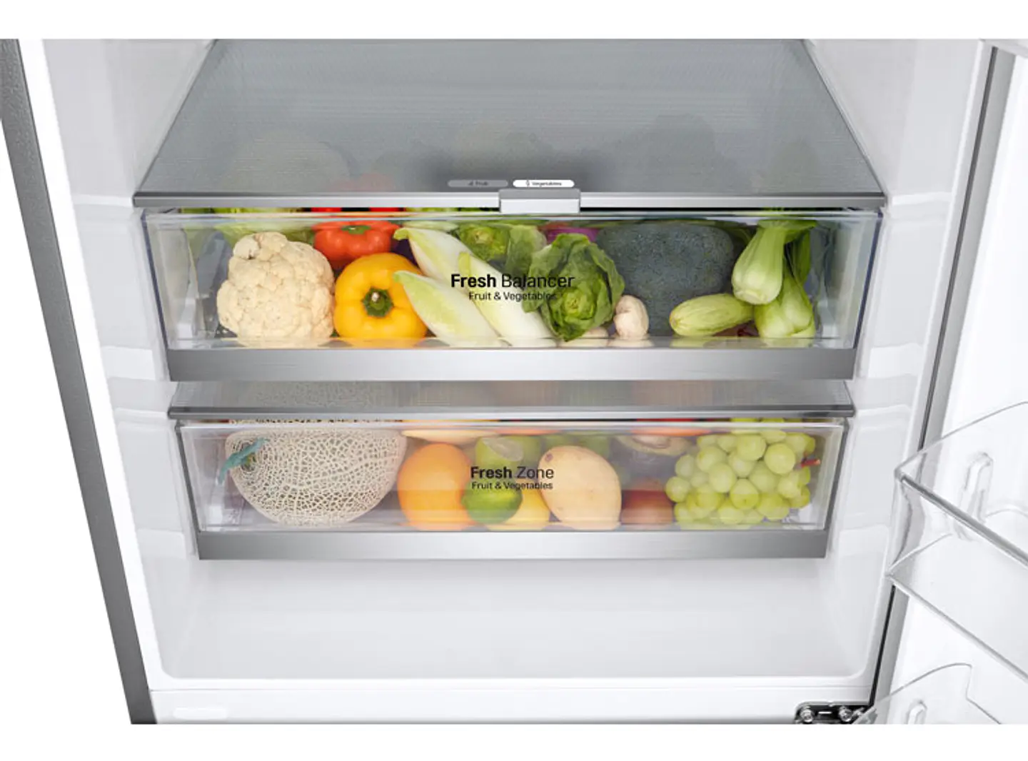 REFRIGERADOR LG BOTTOM FREEZER NO FROST 446 L DOOR COOLING GB45SGP 7