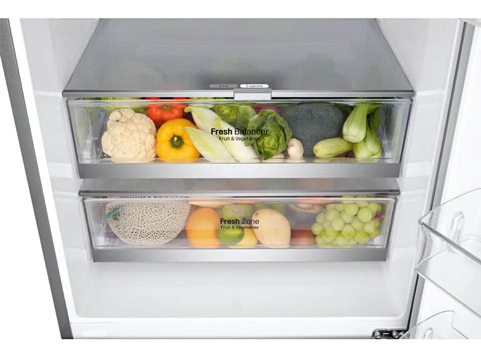 REFRIGERADOR LG BOTTOM FREEZER NO FROST 446 L DOOR COOLING GB45SGP 7