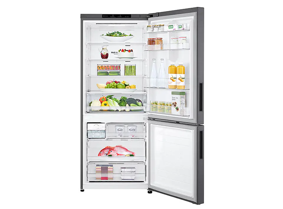REFRIGERADOR BOTTOM FREEZER LG NO FROST 408 L DOOR COOLING GB40BPG 3
