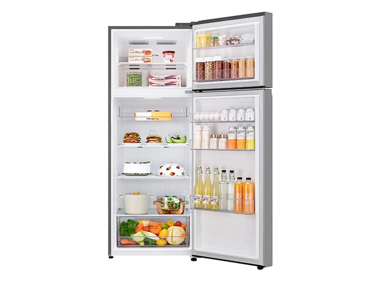 REFRIGERADOR TOP FREEZER LG VT45BPYK NO FROST 461 LT 4