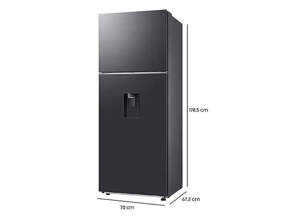 REFRIGERADOR SAMSUNG TOP MOUNT FREEZER NO FROST 407 L RT42CG6720B1ZS BLACK WIFI 4
