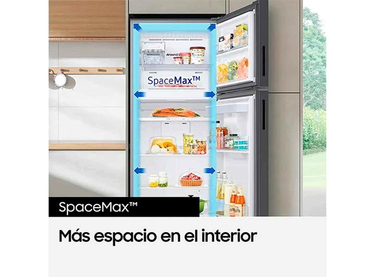 REFRIGERADOR SAMSUNG TOP MOUNT FREEZER NO FROST 407 L RT42CG6720B1ZS BLACK WIFI 8