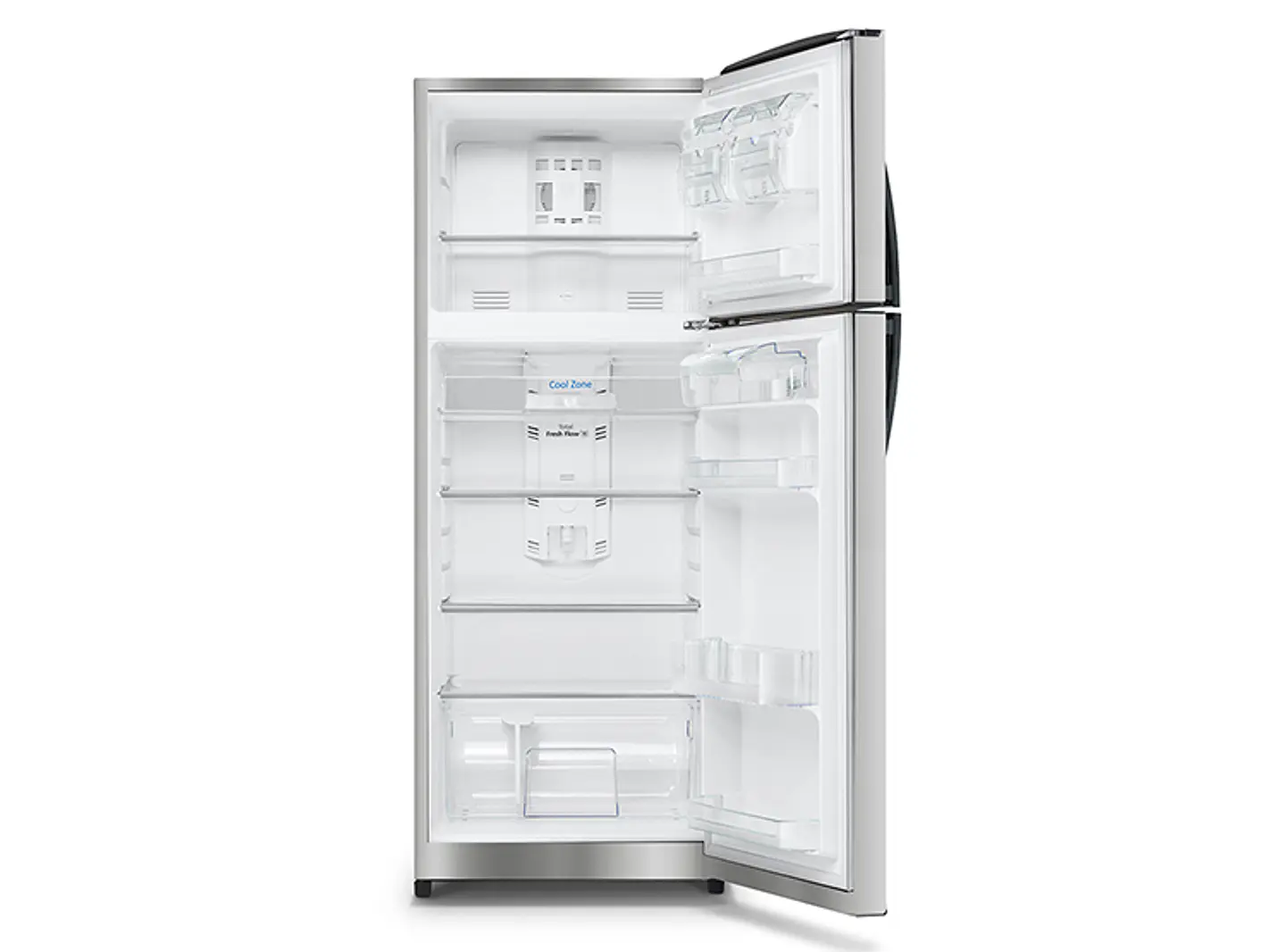 REFRIGERADOR MABE TOP FREEZER NO FROST 390 L RMP410FZUU NF BLACK S 4