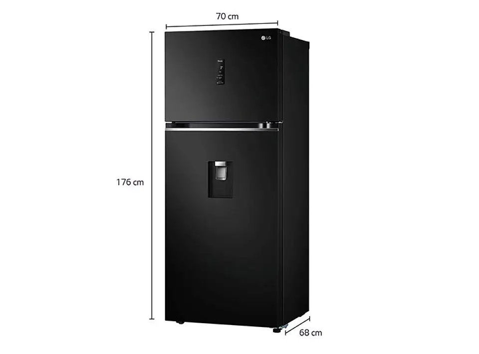 REFRIGERADOR LG TOP FREEZER NO FROST 383 L DOOR COOLING VT40APD 11