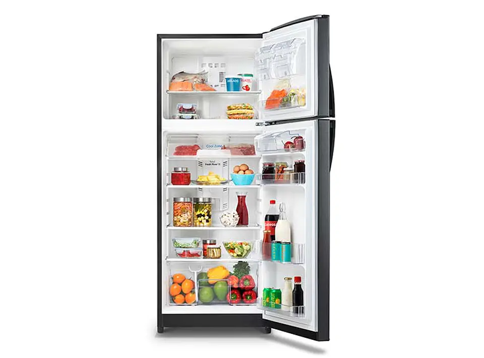 REFRIGERADOR MABE TOP FREEZER 400 L NF NEGRO 3