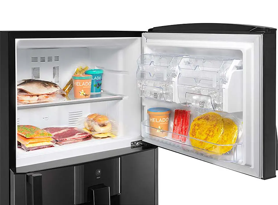 REFRIGERADOR MABE TOP FREEZER 400 L NF NEGRO 5