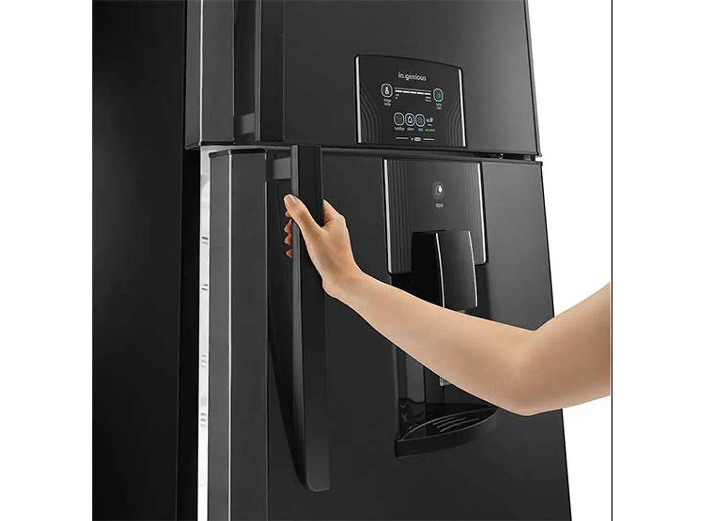 REFRIGERADOR MABE TOP FREEZER 400 L NF NEGRO 11