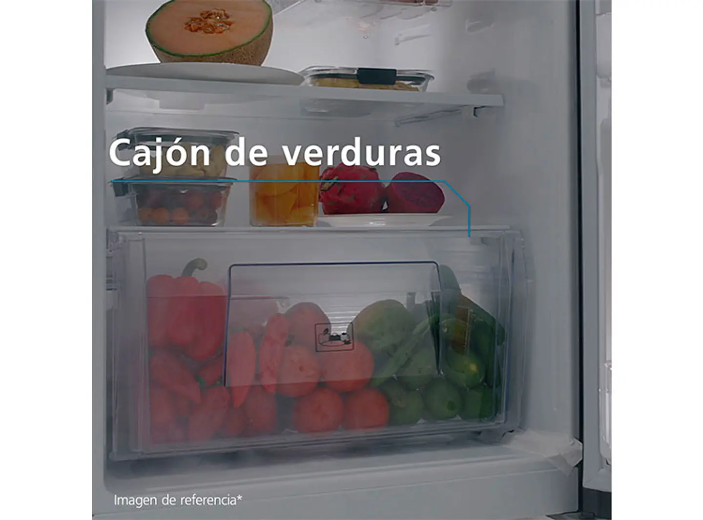 REFRIGERADOR MABE TOP MOUNT FREEZER NO FROST 400 L RMP400FYUT GRAFITO 7