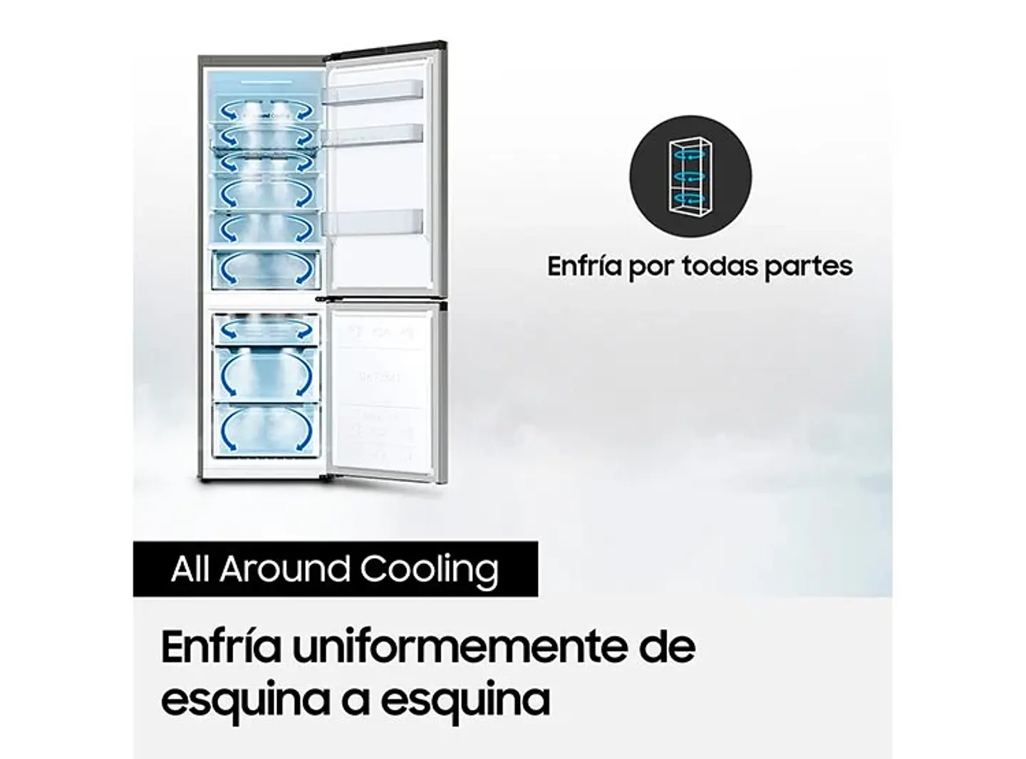 REFRIGERADOR SAMSUNG TOP MOUNT FREEZER NO FROST 391 L RT38CG6000S9ZS DEODORIZADOR 6