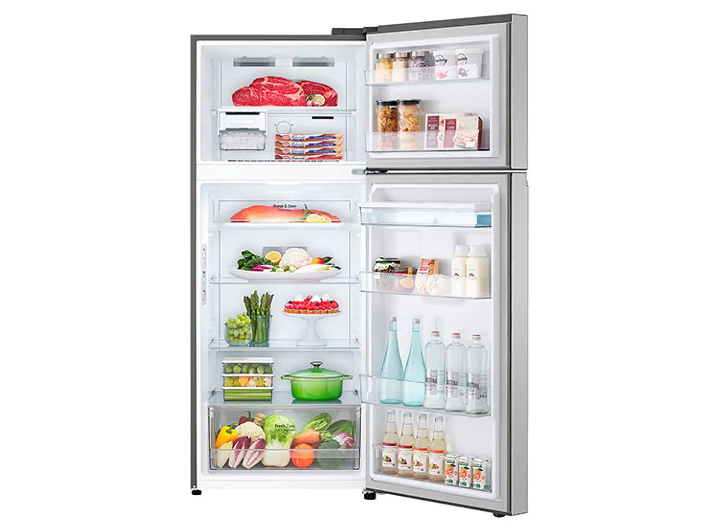 REFRIGERADOR LG TOP FREEZER NO FROST 393 L LINEAR COOLING VT40SPP 2