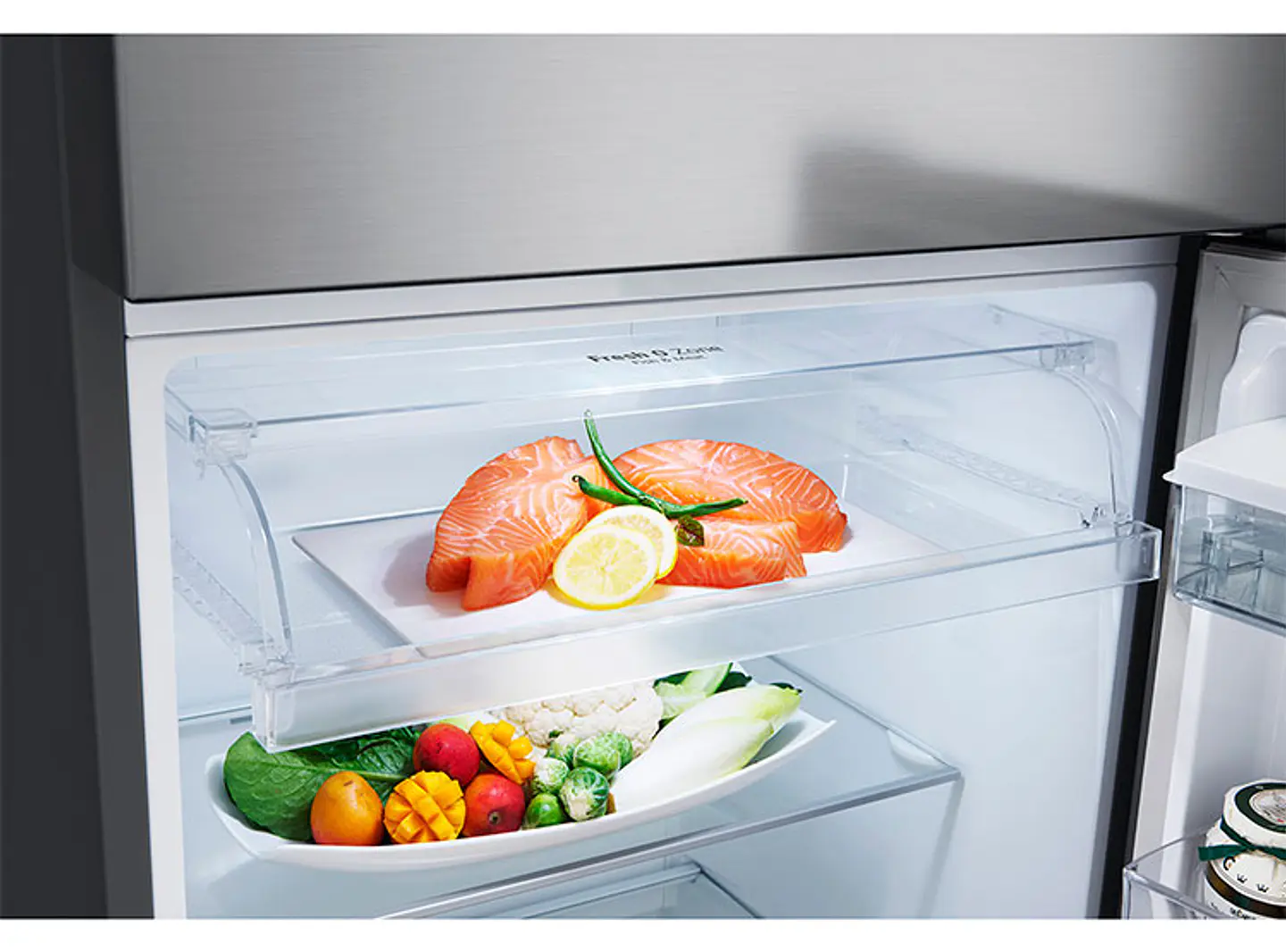 REFRIGERADOR LG TOP FREEZER NO FROST 393 L LINEAR COOLING VT40SPP 11