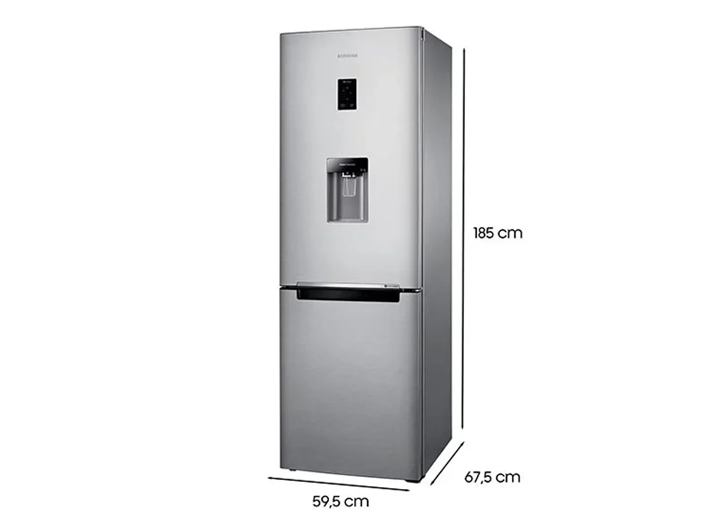 REFRIGERADOR SAMSUNG BOTTOM FREEZER NO FROST 321 L RB33J3830SA 3