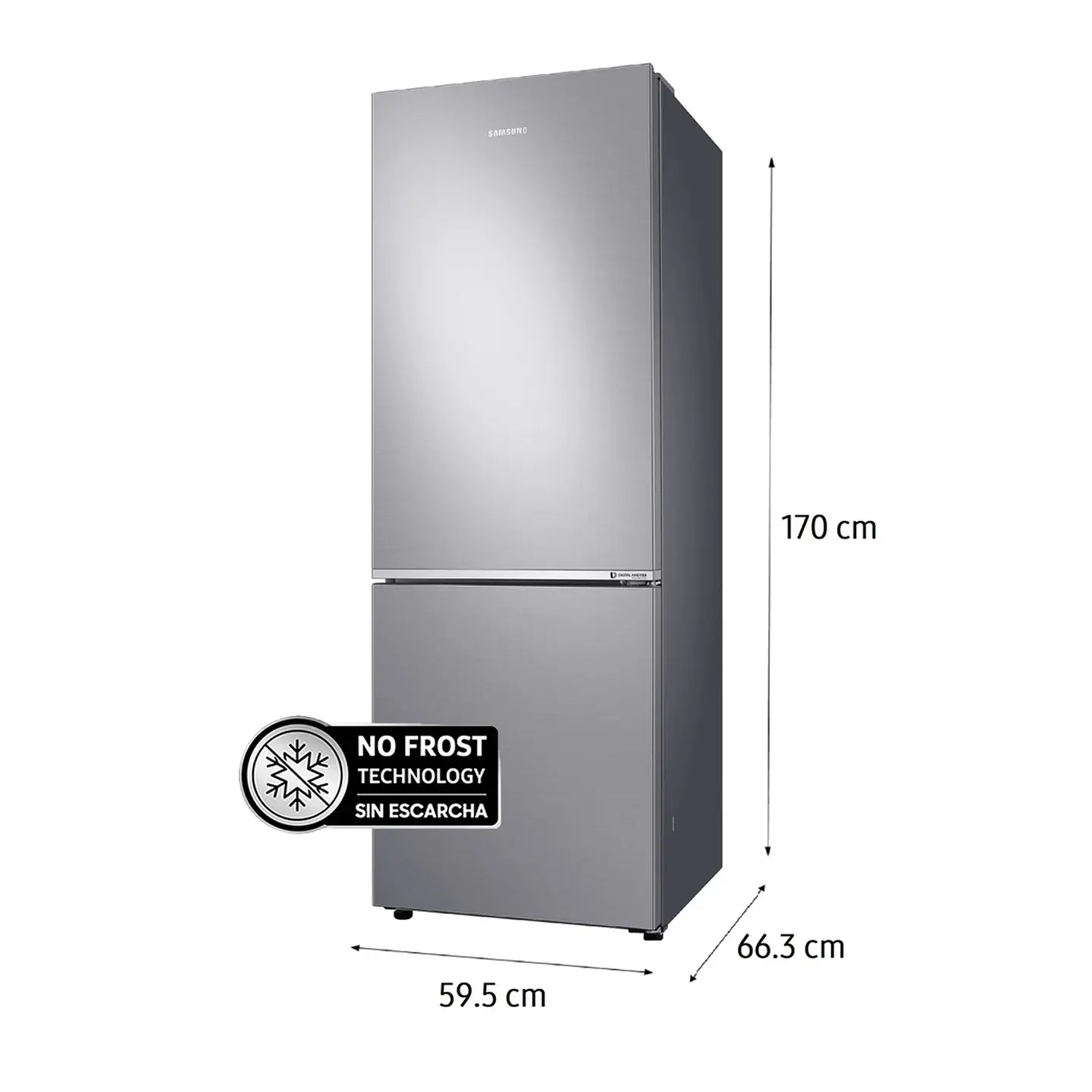 REFRIGERADOR BOTTOM MOUNT 290L ALL AROUND COOLING 3