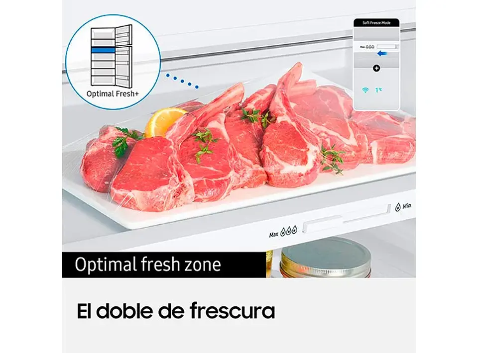 REFRIGERADOR SAMSUNG BOTTOM FREEZER NO FROST 290 L RB30N4020S8/ZS 6