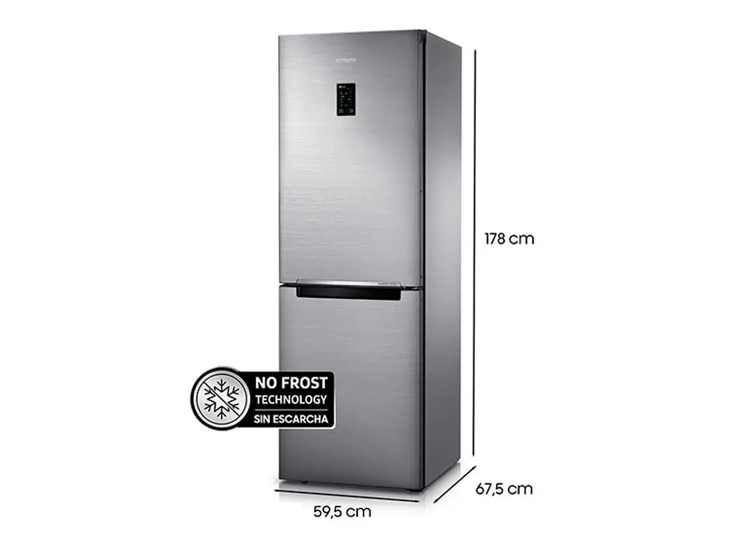 REFRIGERADOR SAMSUNG BOTTOM MOUNT FREEZER NO FROST 311 L ALL AROUND COOLING RB31K3210S9/ZS 3