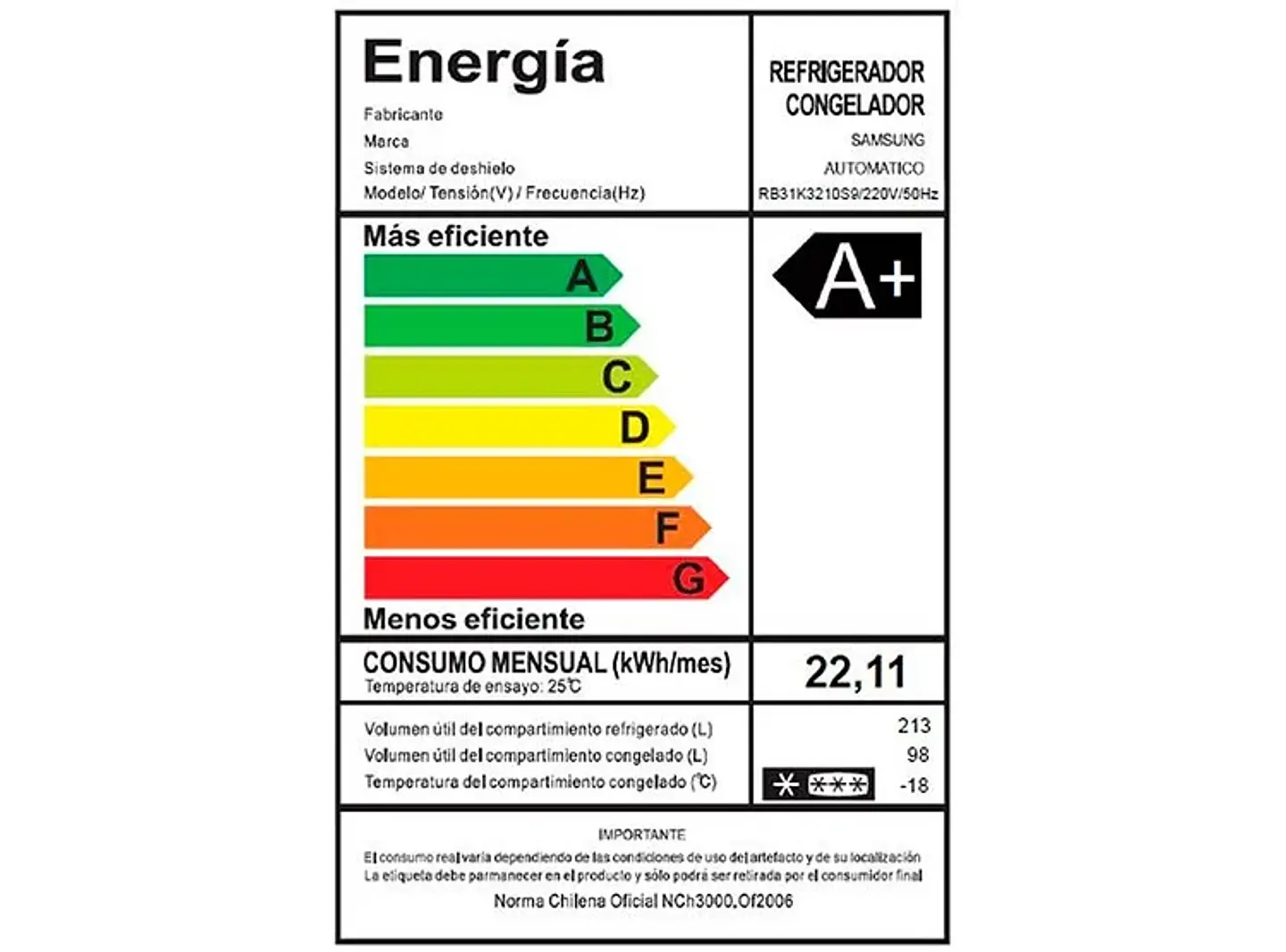 REFRIGERADOR SAMSUNG BOTTOM MOUNT FREEZER NO FROST 311 L ALL AROUND COOLING RB31K3210S9/ZS 9