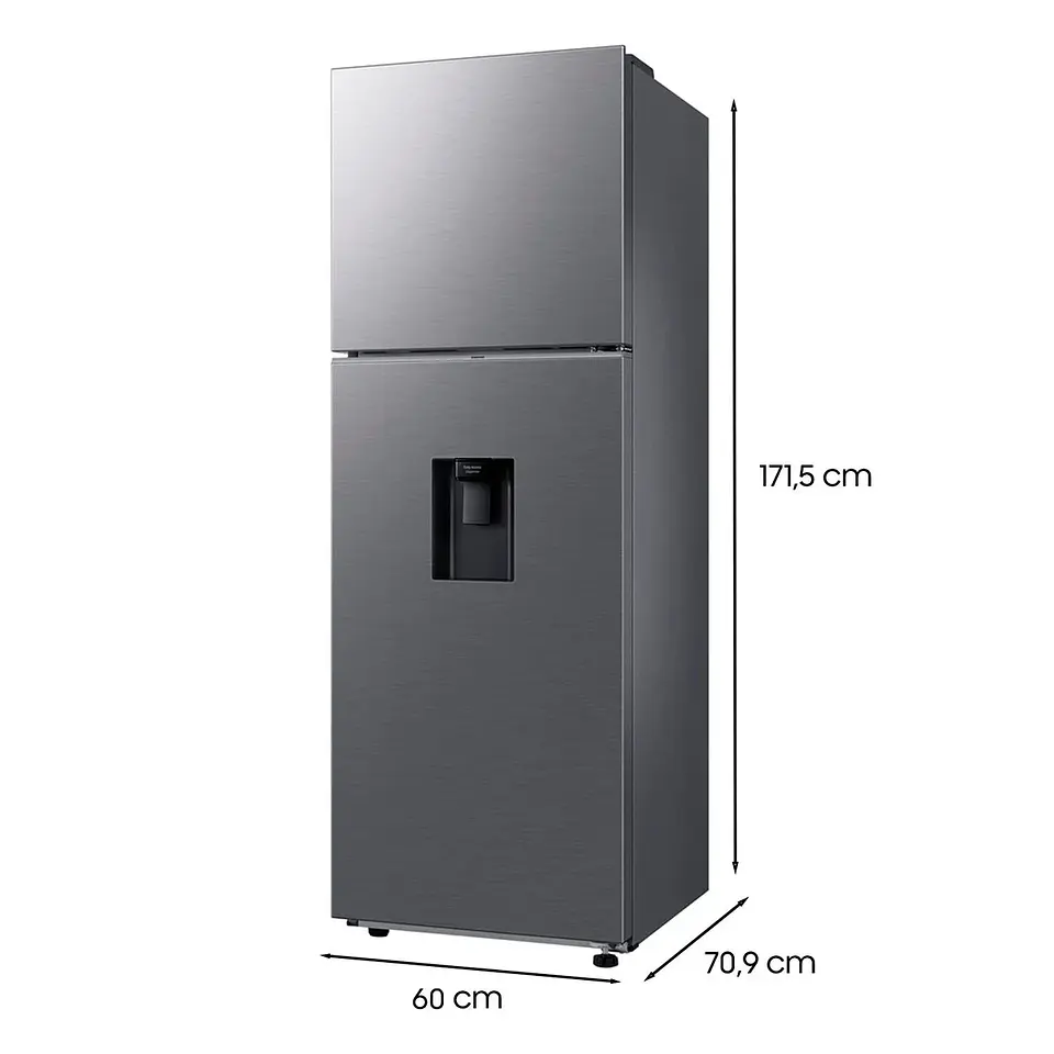 REFRIGERADOR SAMSUNG TOP MOUNT FREEZER NO FROST 341 L RT35CG5540S9ZS WATER DISPENSER 3