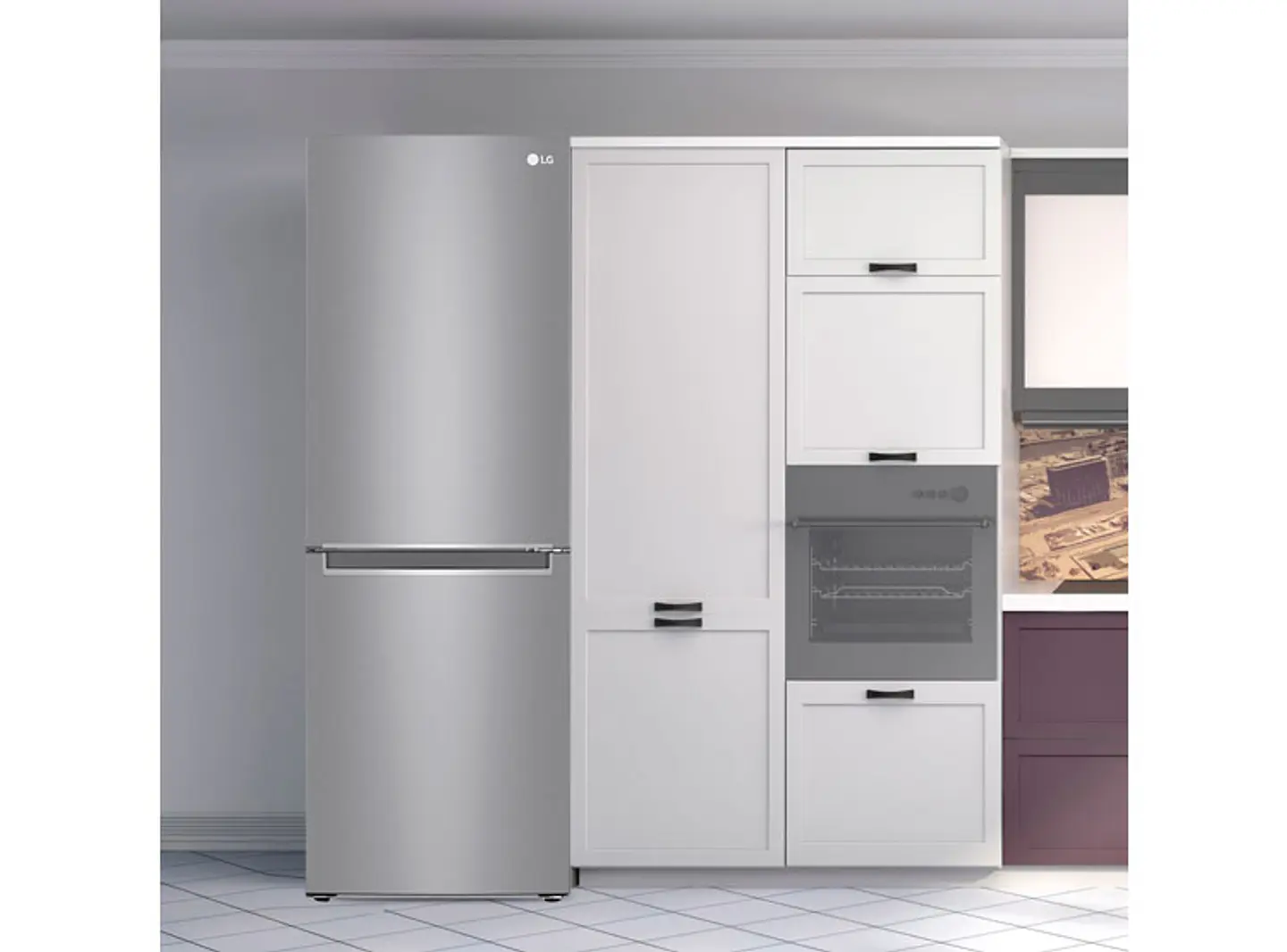 REFRIGERADOR LG BOTTOM FREEZER NO FROST 306 L LINEAR COOLING LB33MPP 7