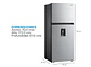 REFRIGERADOR MIDEA TOP FREEZER NO FROST 407 L TMF MDRT580MTE50 - Miniatura 3