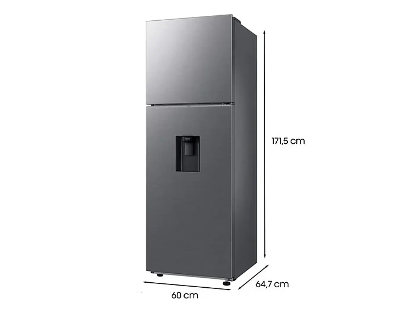 REFRIGERADOR SAMSUNG TOP MOUNT FREEZER NO FROST 298 L RT31CG5540S9ZS WATER DISPENSER 3