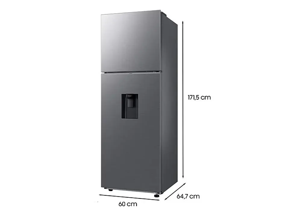 REFRIGERADOR SAMSUNG TOP MOUNT FREEZER NO FROST 298 L RT31CG5540S9ZS WATER DISPENSER 3