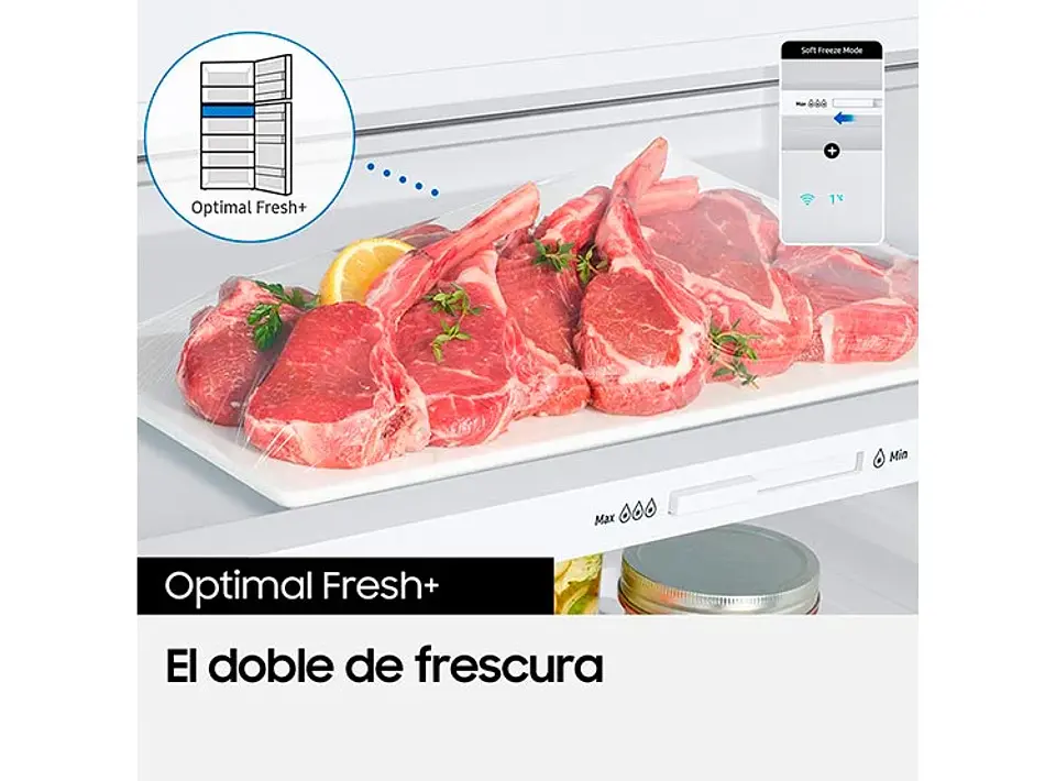 REFRIGERADOR SAMSUNG TOP MOUNT FREEZER NO FROST 298 L RT31CG5540S9ZS WATER DISPENSER 6