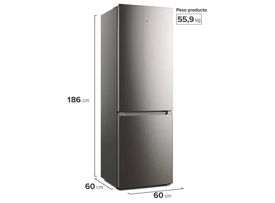 REFRIGERADOR BOTTOM FREEZER MADEMSA 285 L NO FROST MI60S 2