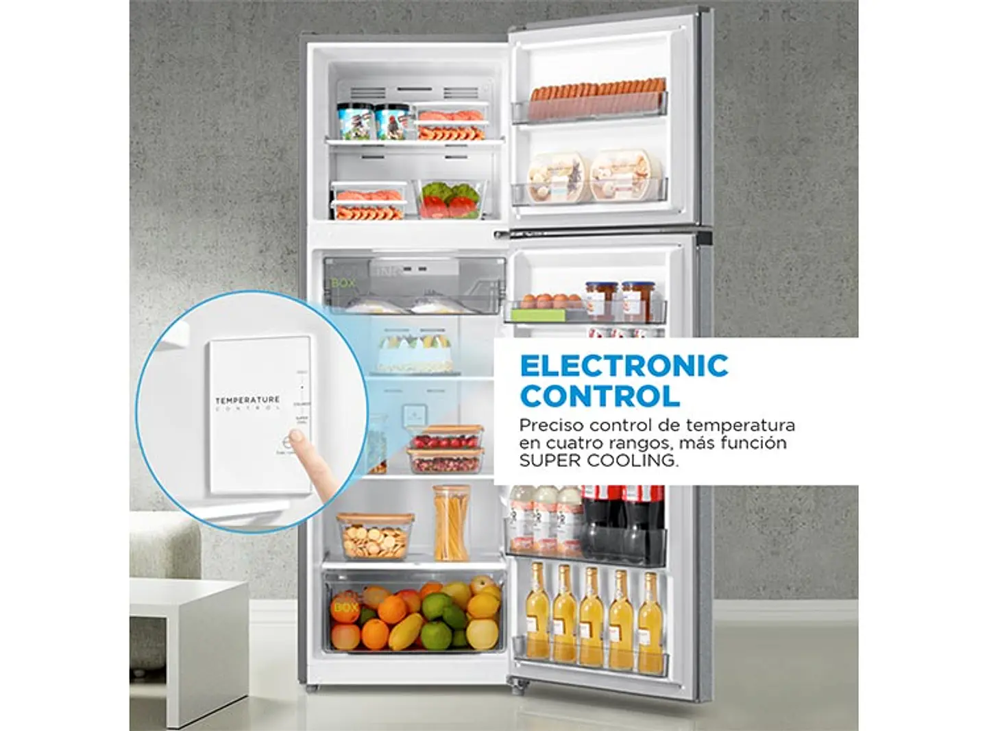 REFRIGERADOR MIDEA TOP FREEZER NO FROST 338 L TMF MDRT489MTE50 4