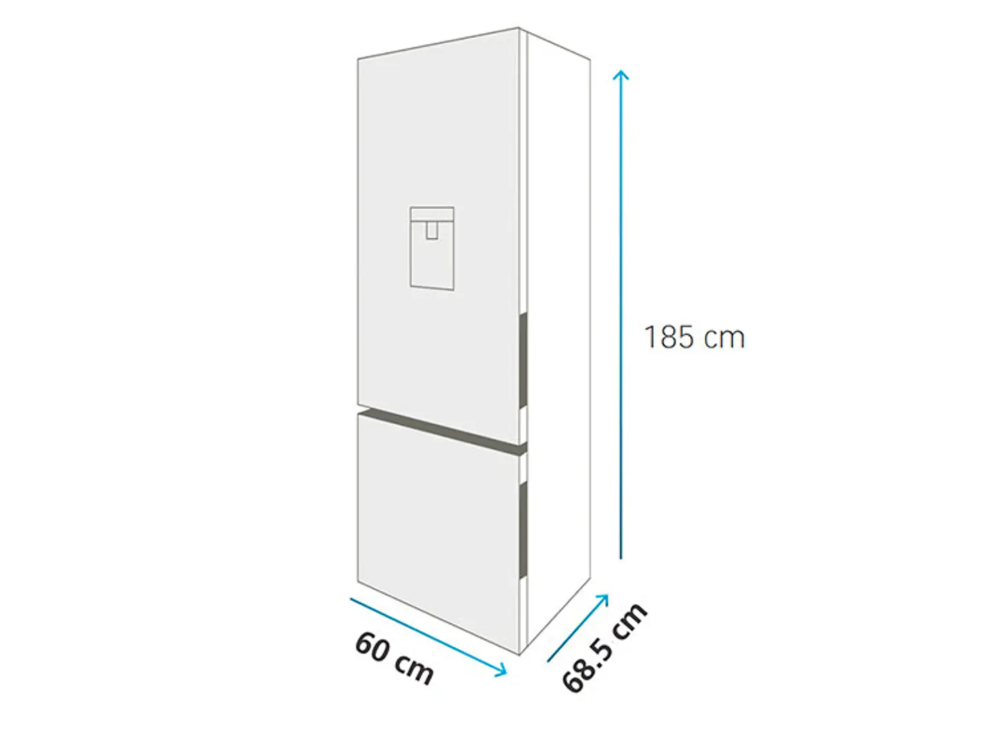  REFRIGERADOR MABE BOTTOM FREEZER NO FROST 360 L RMB432PXLRS0 INOX 8