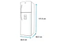 REFRIGERADOR MABE TOP MOUNT FREEZER NO FROST 300 L RMA300FWUC - Miniatura 7