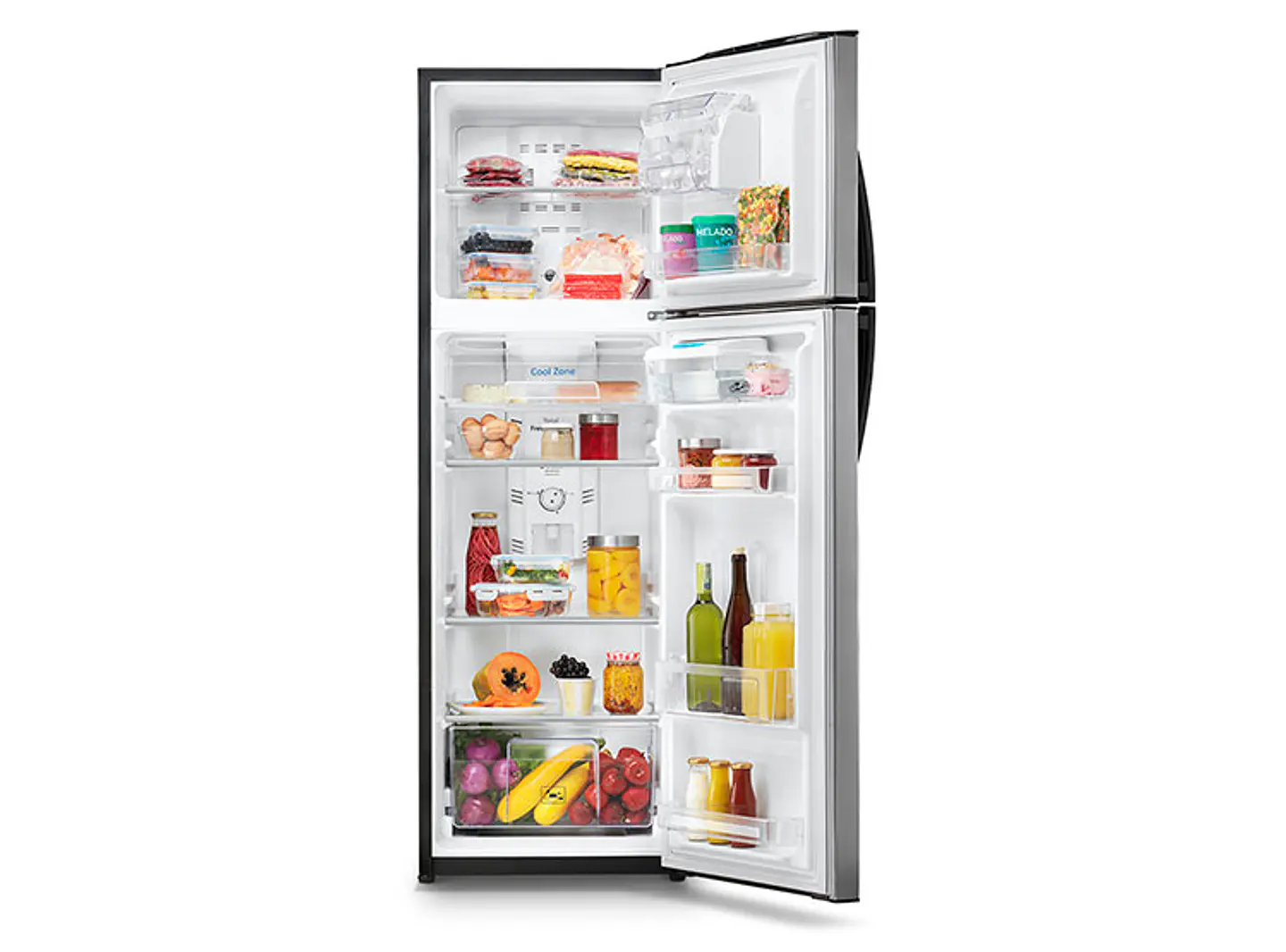 REFRIGERADOR MABE TOP FREEZER 250 L NF INOX 4