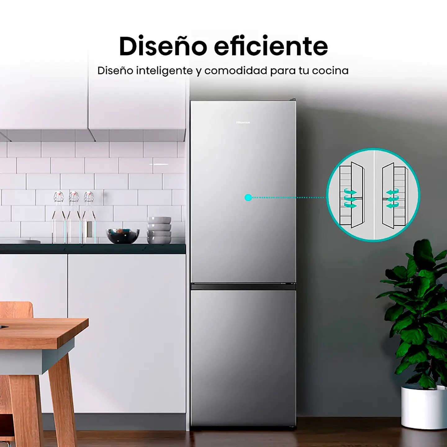 REFRIGERADOR HISENSE BOTTOM FREEZER NO FROST 300 L RD-39WC 9